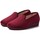 Sapatos Mulher Sapatos & Richelieu Natalia Gil Zapatillas de Casa  550 Burdeos Vermelho