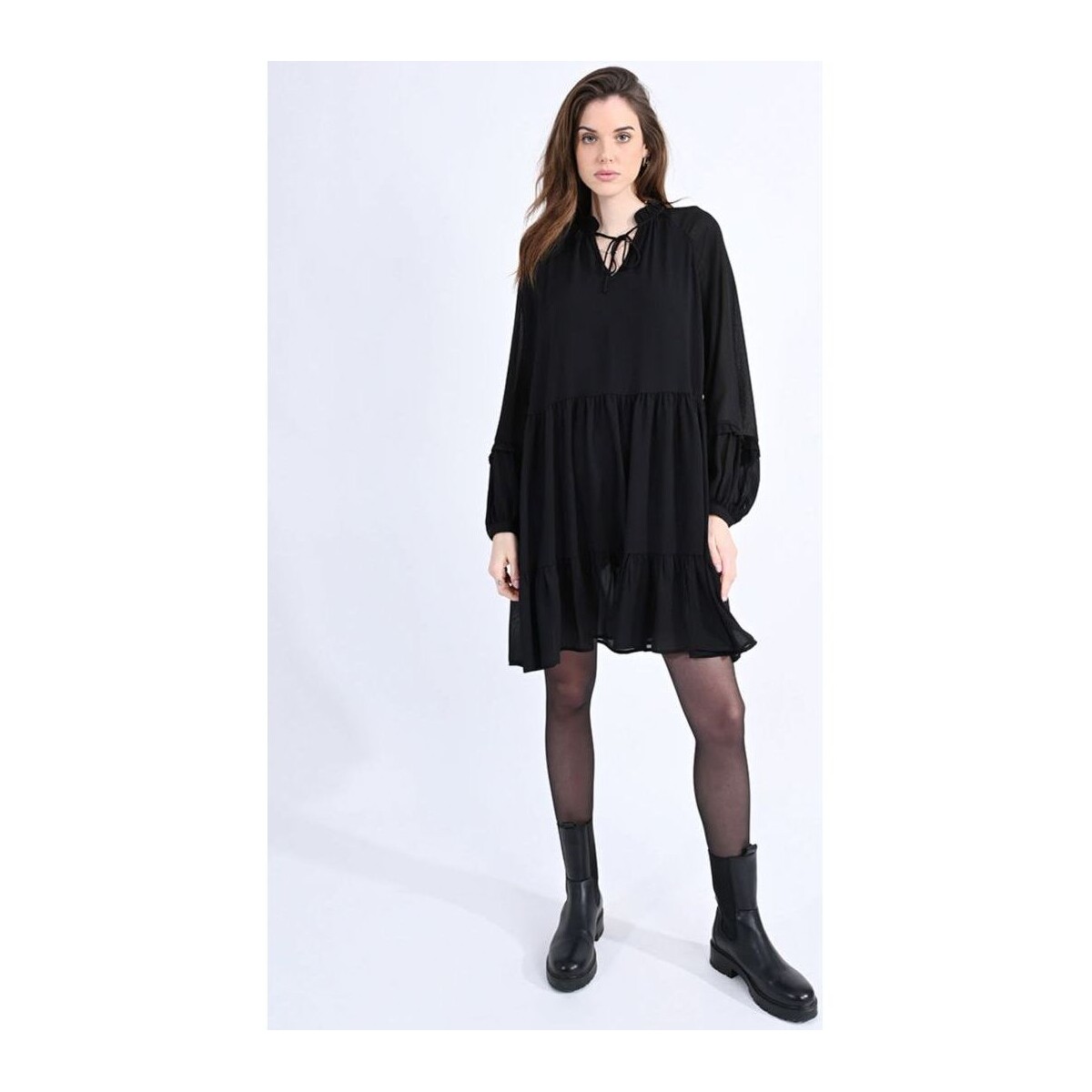 Textil Mulher Vestidos Molly Bracken T1633BBN-BLACK Preto