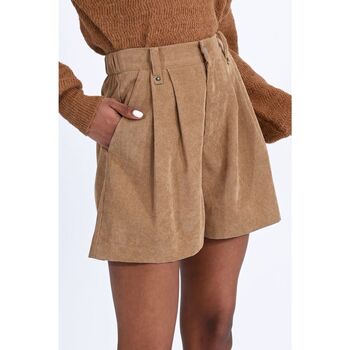 Textil Mulher Shorts / Bermudas Molly Bracken P1722BN-BEIGE Bege