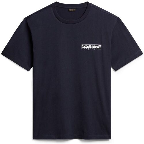 Textil T-shirts e Pólos Napapijri S-TELEMARKET SS NP0A4HRC-176 BLU MARINE Azul