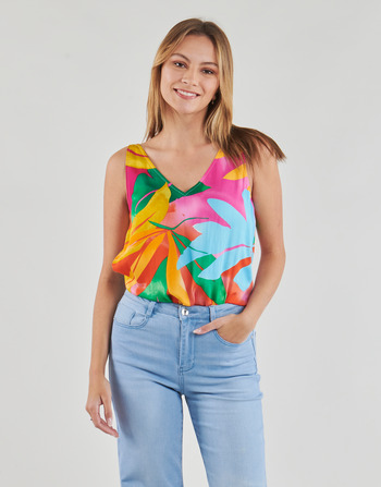 Textil Mulher Tops / Blusas Mesas de cabeceiraes FEDERICA Multicolor