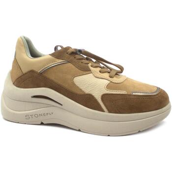 Sapatos Mulher Sapatilhas Stonefly STO-I23-220158-CB Castanho