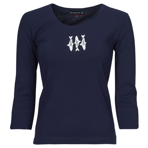 Textil Mulher T-shirt Core compridas Armor Lux T-SHIRT-MANCHES3/4-NWJ Lavanda