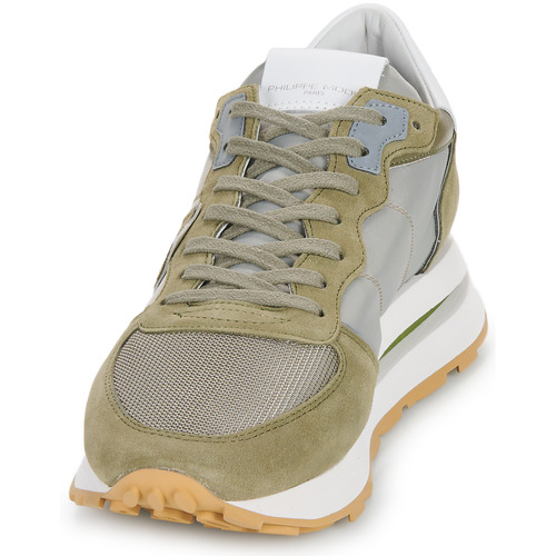 Philippe Model TROPEZ HAUTE LOW MAN Cáqui / Cinza