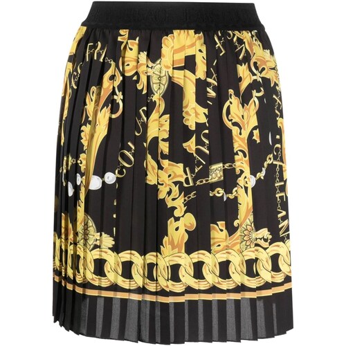 Textil Mulher Saias Mesh Skirt-skirt-a Line 75HAE8A0-NS313 Preto