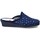 Sapatos Mulher Zapatillas de Casa Copos 410 Marino - Azul Natalia Gil Zapatillas de Casa  Copos 410 Marino Azul