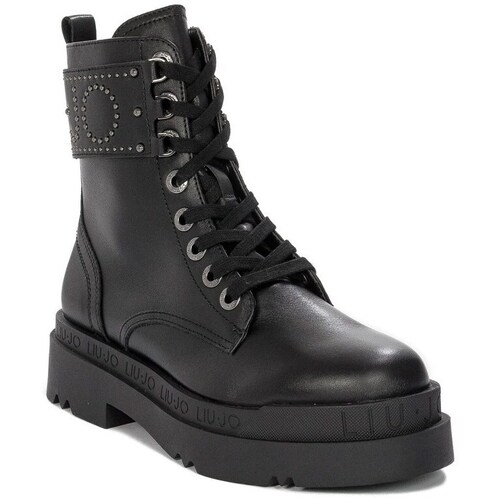 Sapatos Mulher Sapatilhas de cano-alto Liu Jo Black Preto