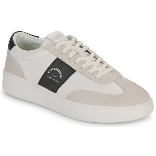 Sapatos dark Sapatilhas Karl Lagerfeld KOURT III Maison Band Lo Lace Branco / Preto