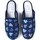 Sapatos Mulher Sapatos & Richelieu Natalia Gil Zapatillas de Casa  Corazones 157 Marino Azul