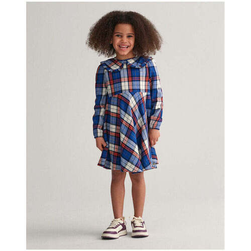 Textil Rapariga Vestidos Gant Kids 751813-400-3-21 Azul