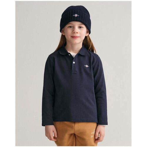 Textil Rapaz Quadros / telas Gant Kids 802547-433-3-17 Azul