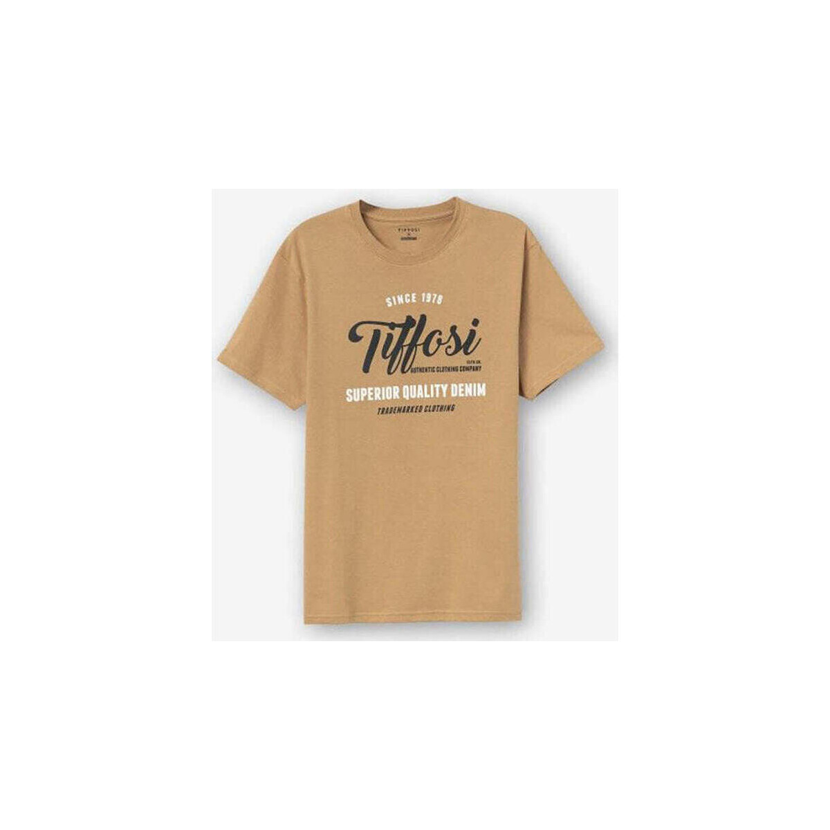 Textil Homem T-shirts e Pólos Tiffosi 10051189-202-7-1 Bege