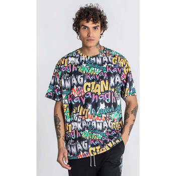 Textil Homem T-shirts e Pólos Gianni Kavanagh Multicolor Bristol Oversized Tee Multicolor