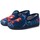 Sapatos Criança Sapatos & Richelieu Natalia Gil Zapatillas de Casa  Spider Boy 7523 Marino Azul