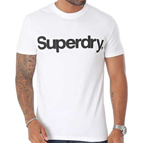 Textil Homem T-Shirt mangas curtas Superdry 223126 Branco