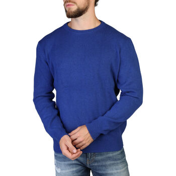 Textil Homem camisolas 100% Cashmere - c-neck-m Azul