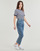 Textil Mulher Calças de ganga tapered side Tommy Jeans MOM JEAN UH TPR AH4067 Azul