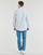 Textil Homem Camisas mangas comprida Tommy Jeans TJM REG OXFORD STRIPESHIRT Branco / Azul