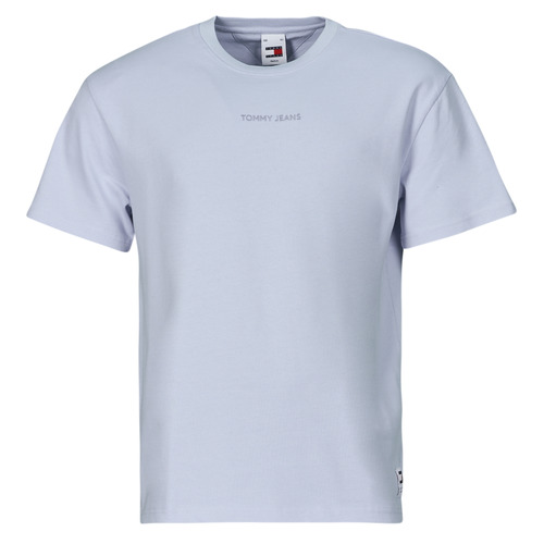 Textil Homem T-Shirt mangas curtas white Tommy Jeans TJM REG S NEW CLASSICS TEE EXT Azul