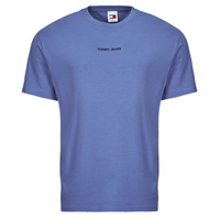 Textil Homem T-Shirt mangas curtas Tommy STP Jeans TJM REG S NEW CLASSICS Azul