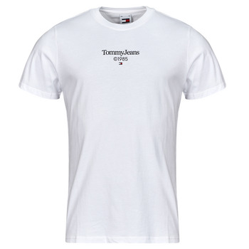 Textil Homem T-Shirt mangas curtas Tommy retro Jeans TJM SLIM TJ 85 ENTRY Branco