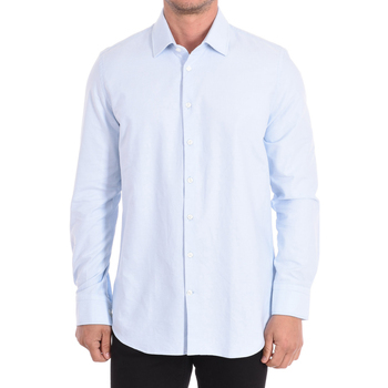 Textil Homem Camisas mangas comprida Daniel Hechter 182557-60200-701 Azul