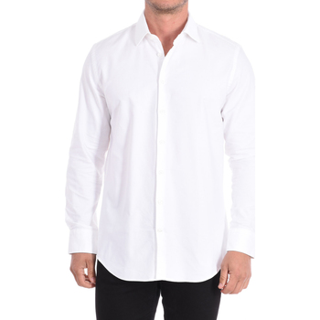 Textil Homem Camisas mangas comprida Daniel Hechter 182557-60200-700 Branco