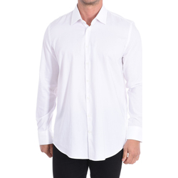 Textil Homem Camisas mangas comprida Daniel Hechter 182558-60200-701 Branco