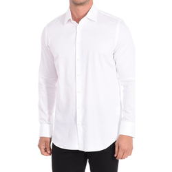Textil Homem Camisas mangas comprida Daniel Hechter 182560-60200-702 Branco