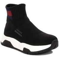 Sapatos Mulher Sapatilhas de cano-alto Tommy Hilfiger T3A9330070702999999BLACK Preto