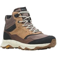 Sapatos Homem Sapatos de caminhada Merrell Speed Solo Mid Wp Castanho