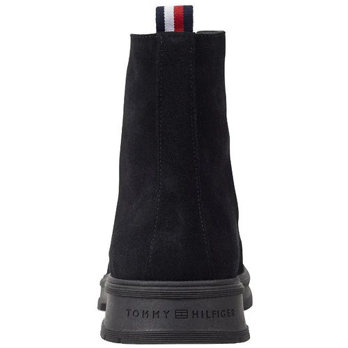 Tommy Hilfiger Veterboot Suede Preto
