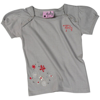 Miss Girly T-shirt manches courtes fille FURY Cinza