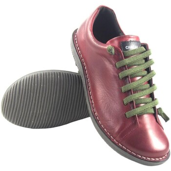 Chacal Sapato feminino  6400 bordô Vermelho