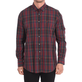 Textil Homem Camisas mangas comprida Daniel Hechter 182642-60511-700 Vermelho