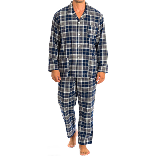 Textil Homem Pijamas / Camisas de dormir Kisses&Love KL30180 Marinho