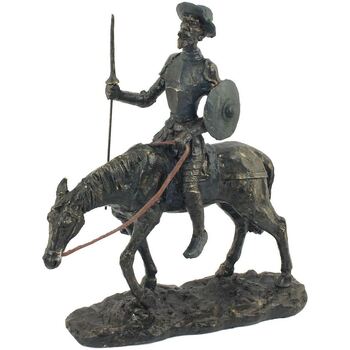 Casa Estatuetas Signes Grimalt Figura Don Quijote Horse Preto