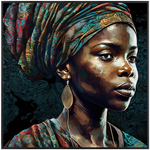 Pintura De Mulher Africana