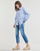 Textil Mulher camisas Betty London SOLENN Branco / Azul