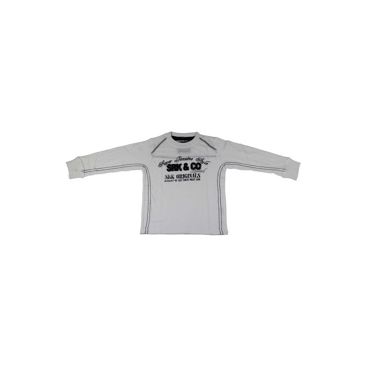 Textil Rapaz T-shirt mangas compridas Srk T-shirt manches longues garçon ECANYON Branco