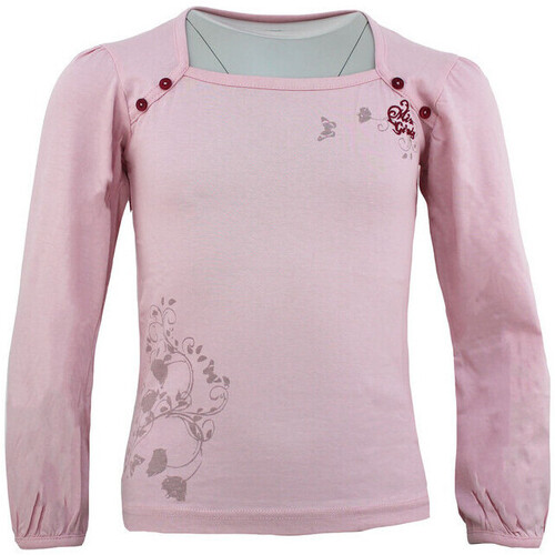 Textil Rapariga Ao registar-se beneficiará de todas as promoções em exclusivo Miss Girly T-shirt manches longues fille FURYLON Rosa