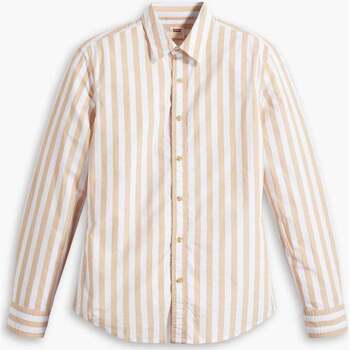 Textil Homem Camisas mangas comprida Levi's 86625-0029-1-1 Branco