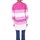 Textil Mulher Open Knit Sweater 0920 8206 Rosa