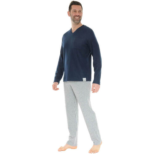 Textil Homem Pijamas / Camisas de dormir Pilus BLAISE Azul