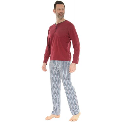 Textil Homem Pijamas / Camisas de dormir Christian Cane DAUBIAS Vermelho