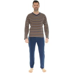 Textil Homem Pijamas / Camisas de dormir Christian Cane DARIUS Azul