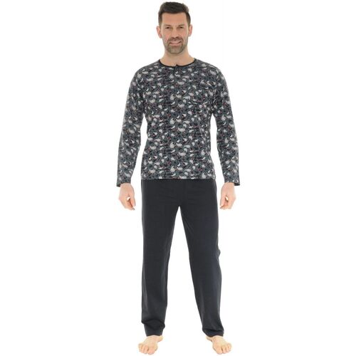 Textil Homem Pijamas / Camisas de dormir Christian Cane DONATIEN Preto