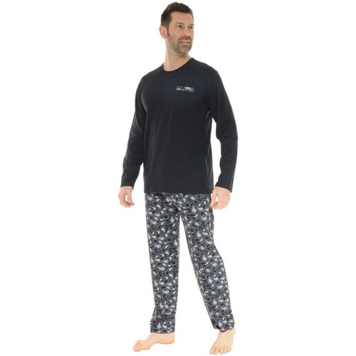 Textil Homem Pijamas / Camisas de dormir Christian Cane DONATIEN Preto