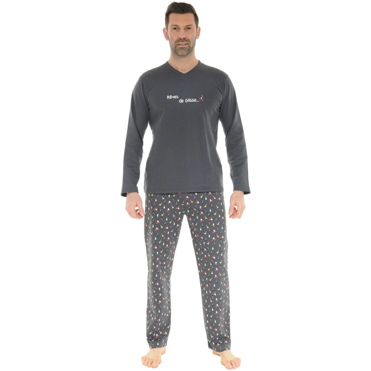 Textil Homem Pijamas / Camisas de dormir Christian Cane DURALD Cinza