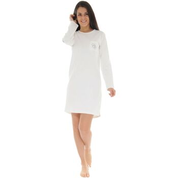 Textil Mulher Pijamas / Camisas de dormir Christian Cane CIDALIE Branco